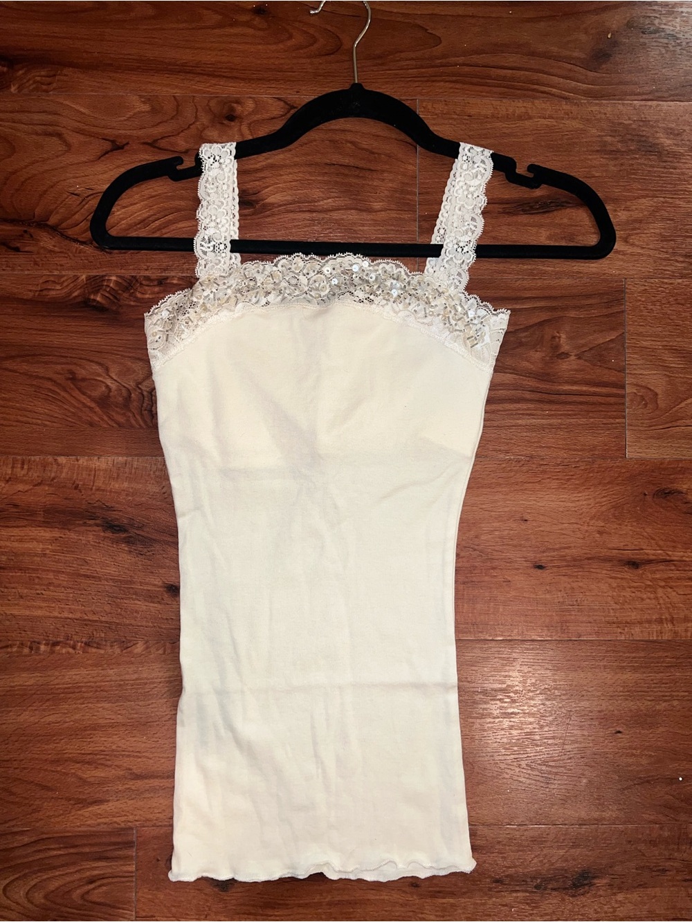 NWT Y2K Abercrombie & Fitch Vintage Beaded Camisole